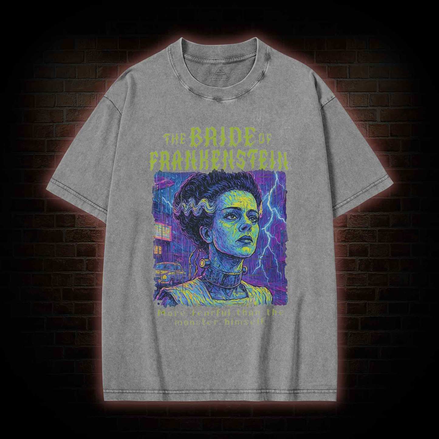 Bride of Frankenstein Washed T-shirt