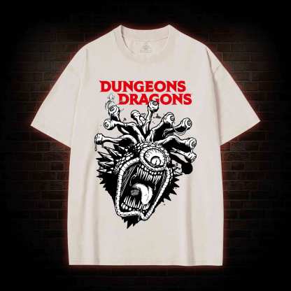 Dungeons Dragons Beholder Washed T-shirt