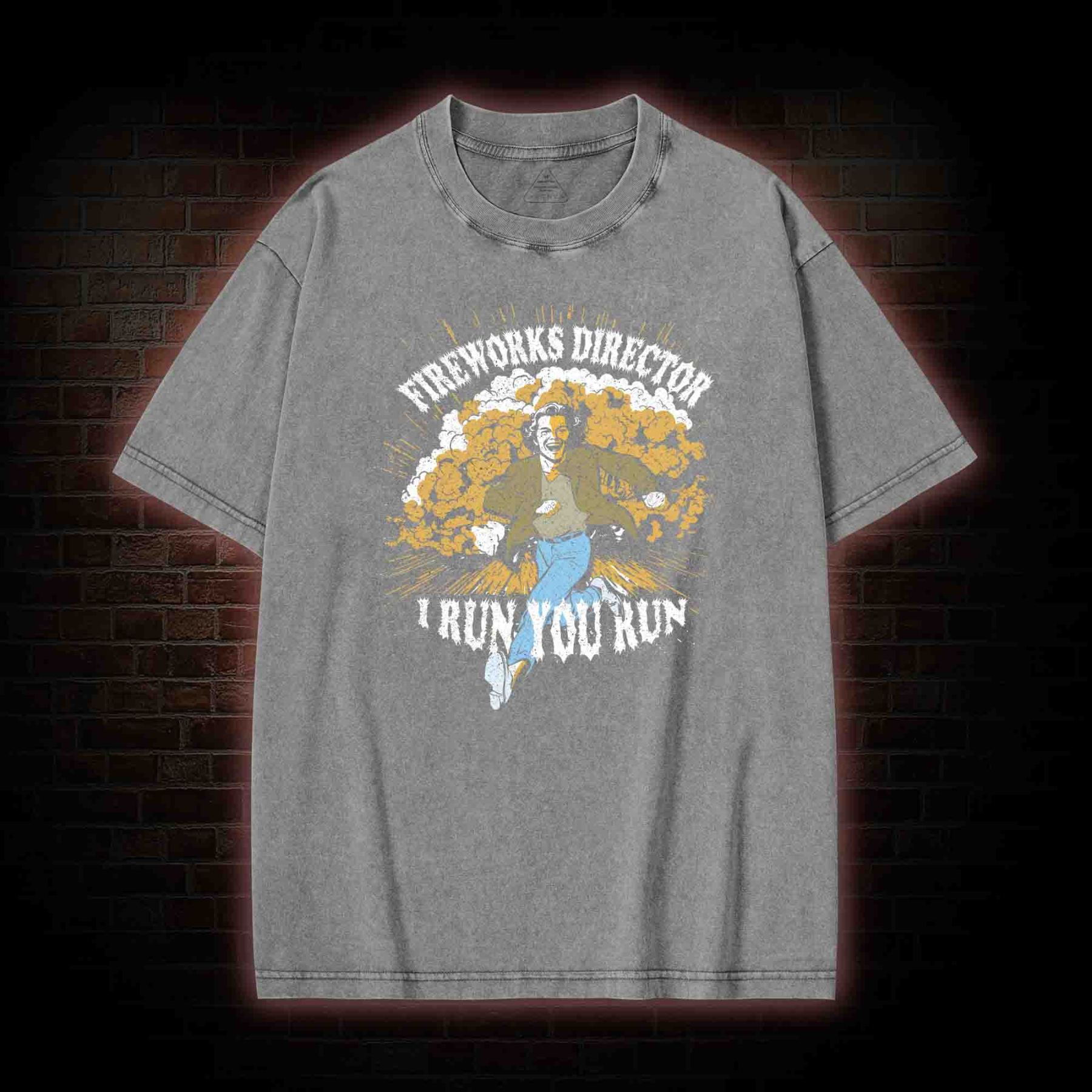  Fireworks Director Washed T-shirt