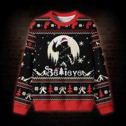 Christmas Believer Ugly Sweatshirts