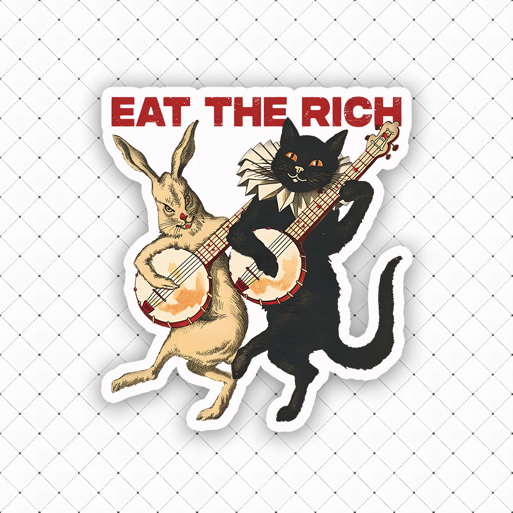 Eat The Rich Sticker