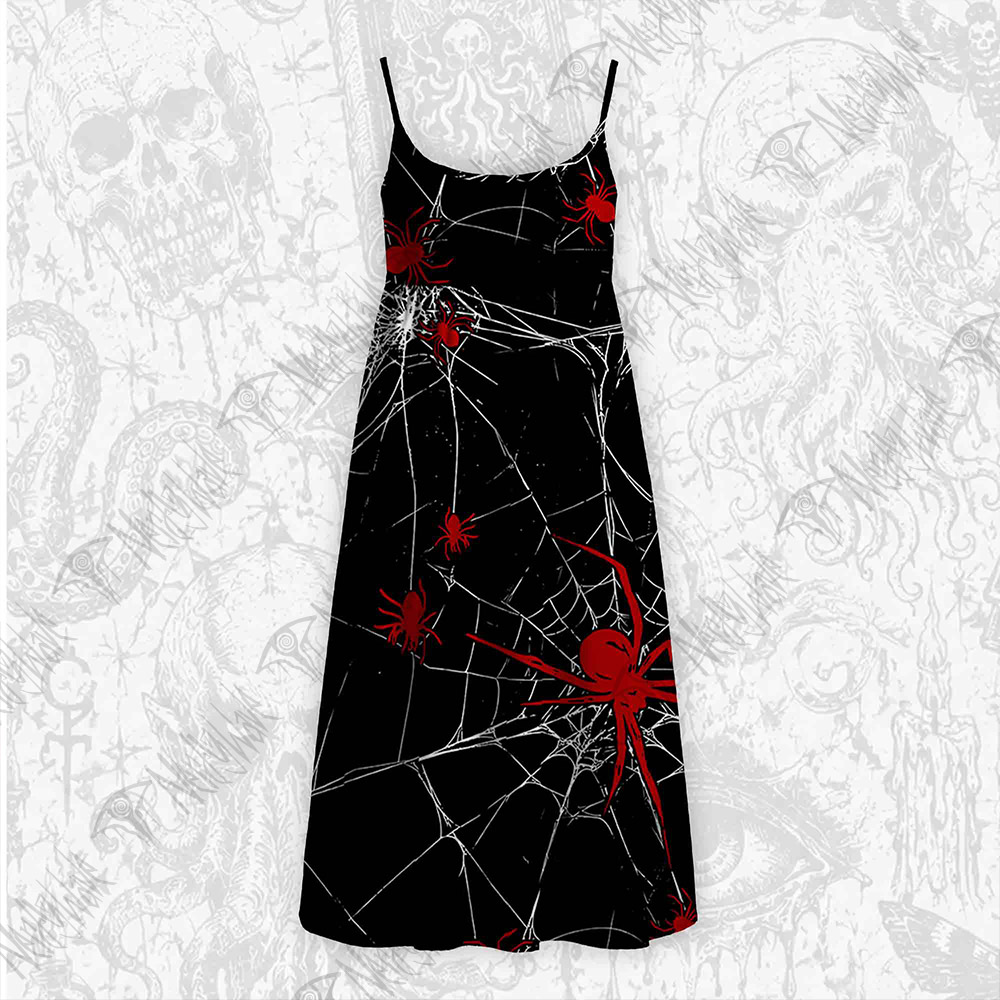 Web Strap Midi Sundress