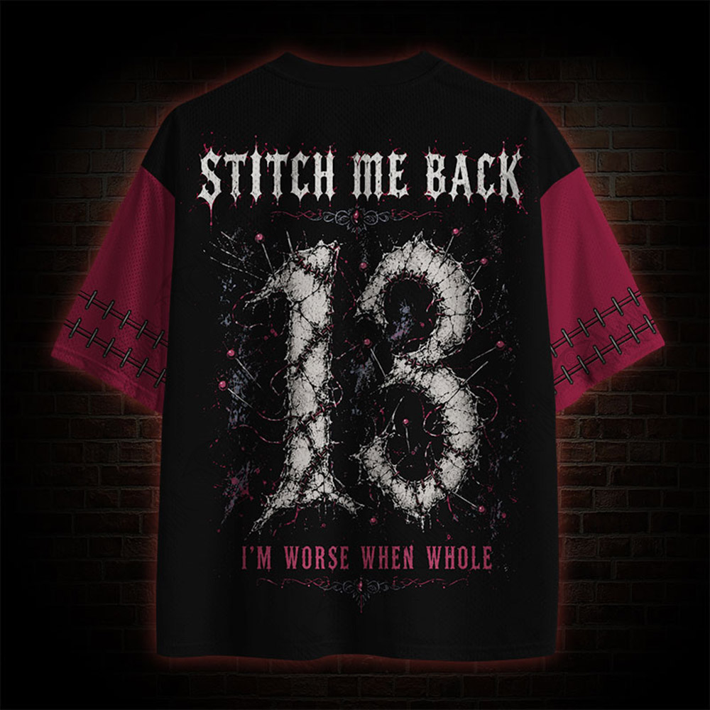 Stitch Me Back Mesh Jersey