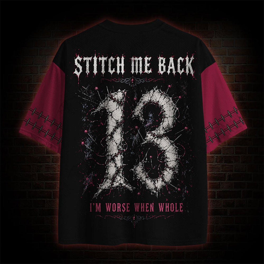 Stitch Me Back Mesh Jersey