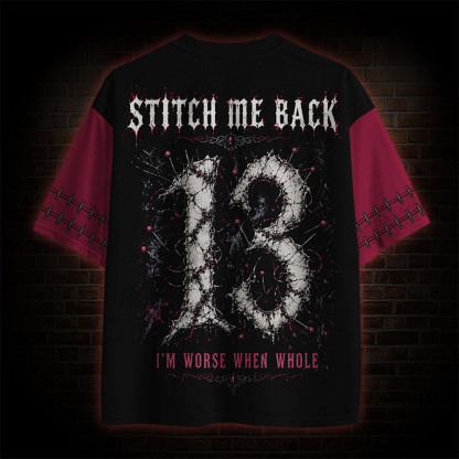 Stitch Me Back Mesh Jersey