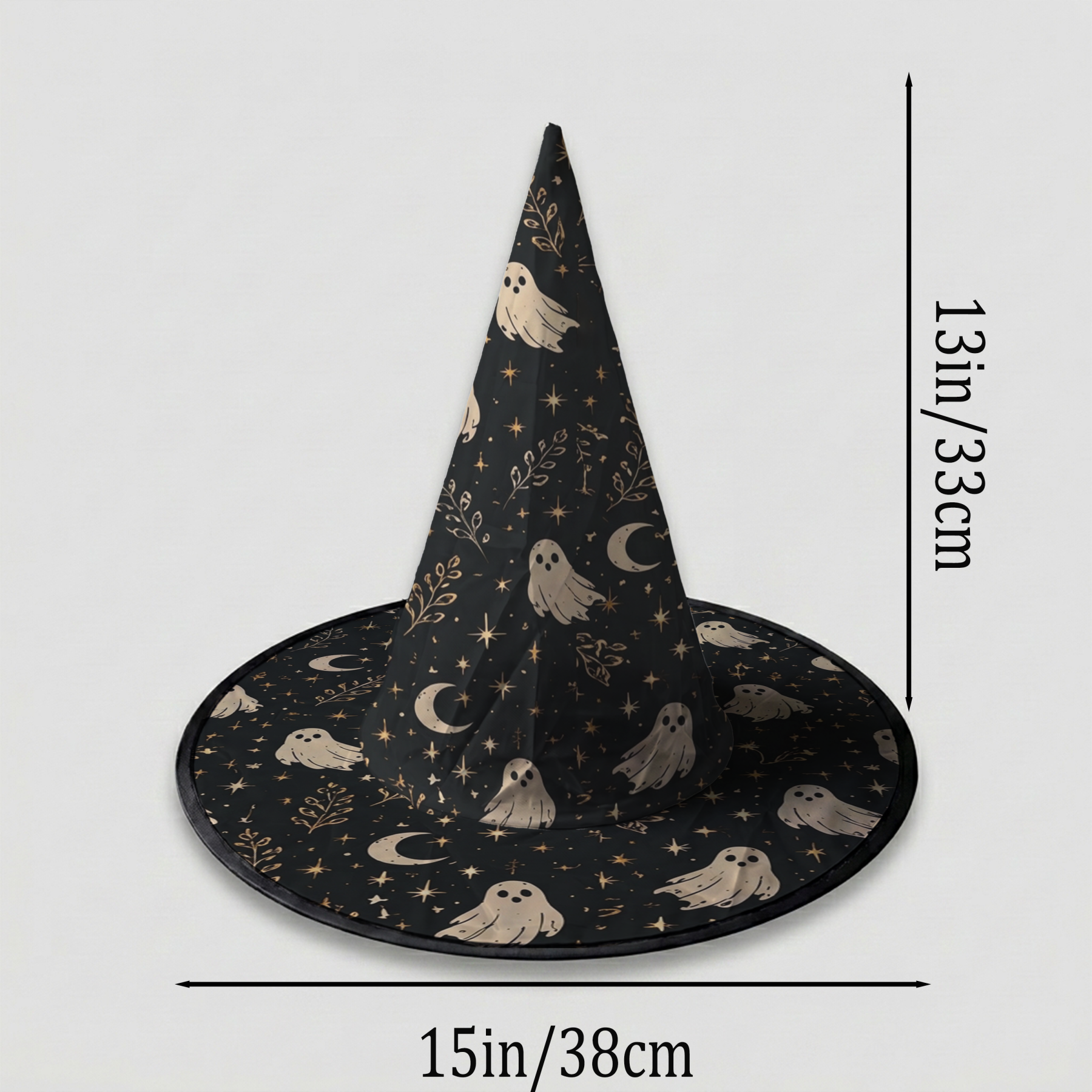 Ghost Halloween Witch Hat
