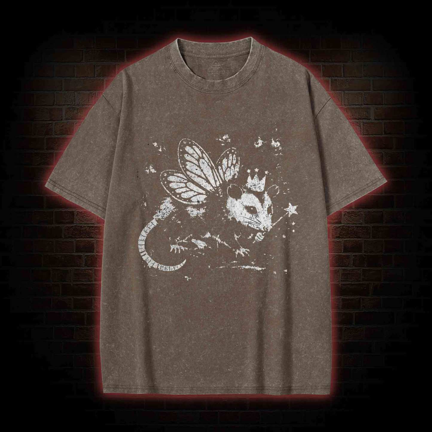 Your Fairy Godpossum Washed T-shirt