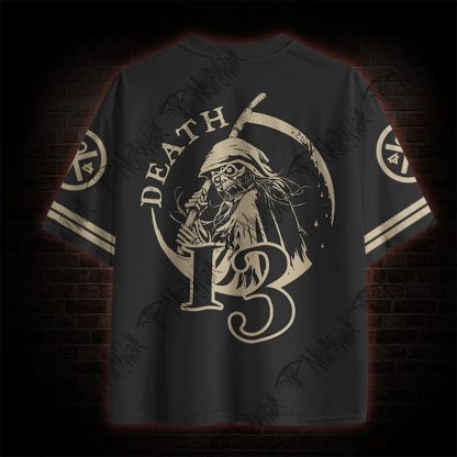 Death in Cloak Tarot Card Mesh Jersey