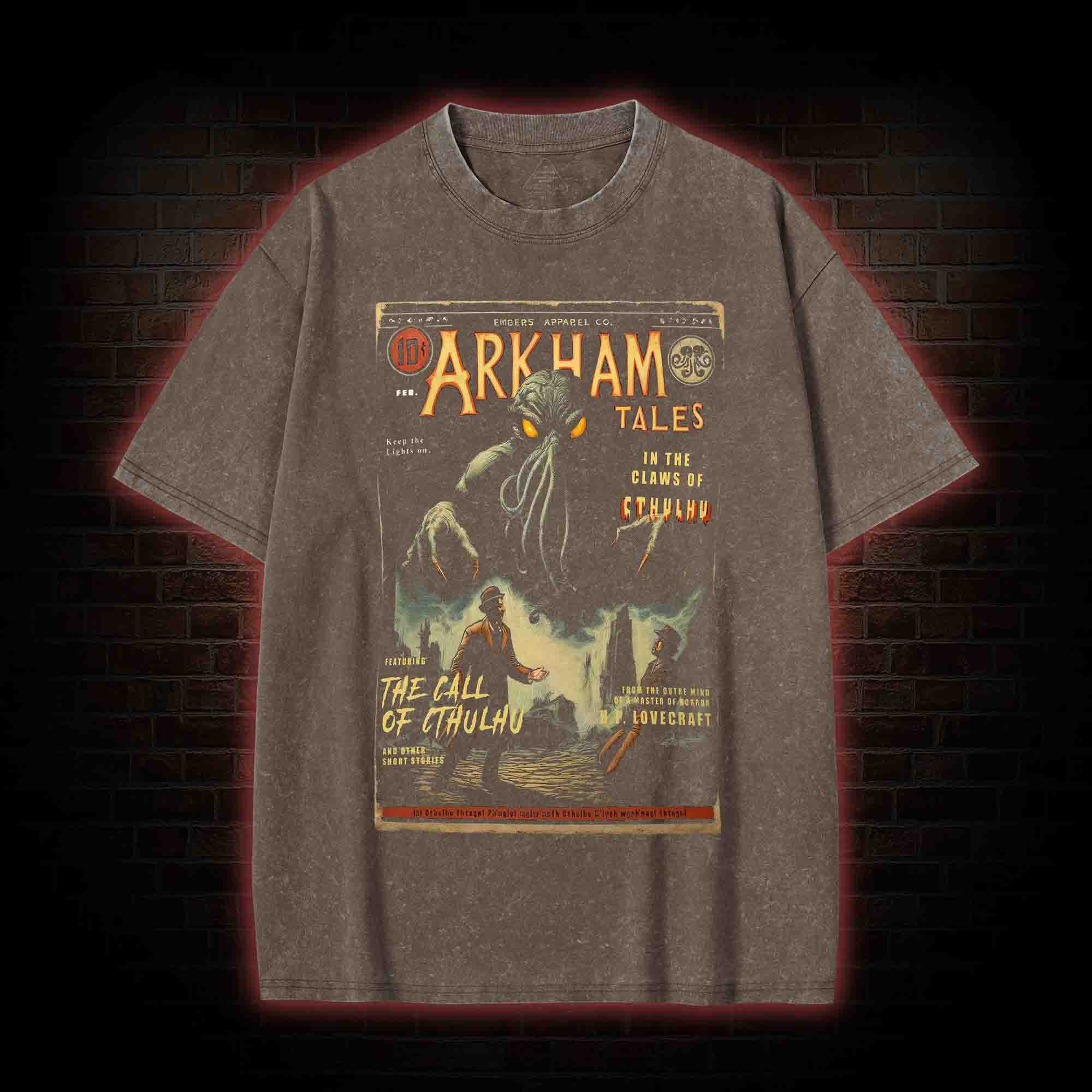 The Call of Cthulhu Washed T-shirt