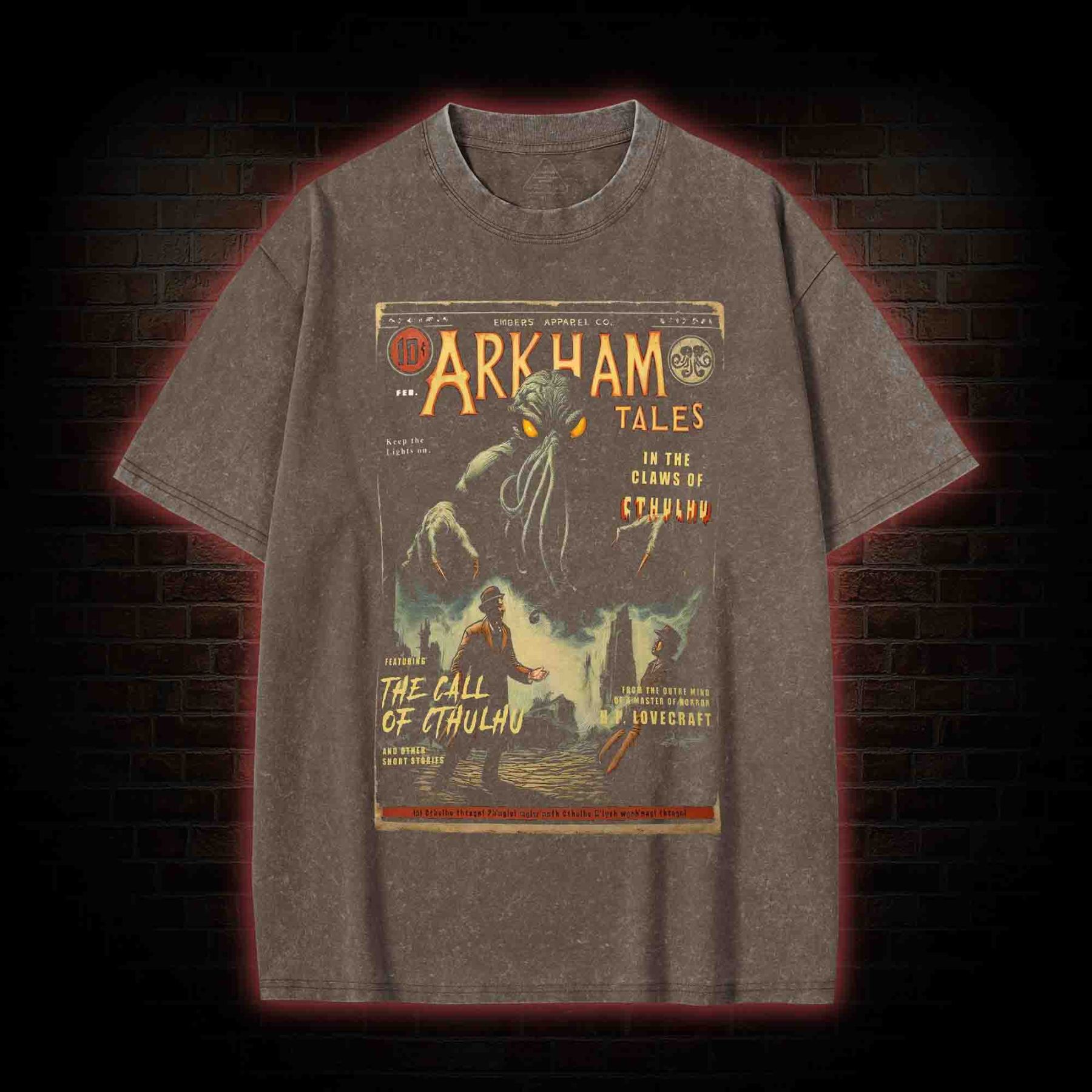The Call of Cthulhu Washed T-shirt