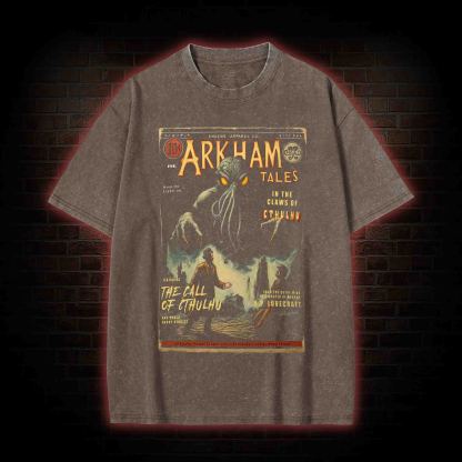 The Call of Cthulhu Washed T-shirt