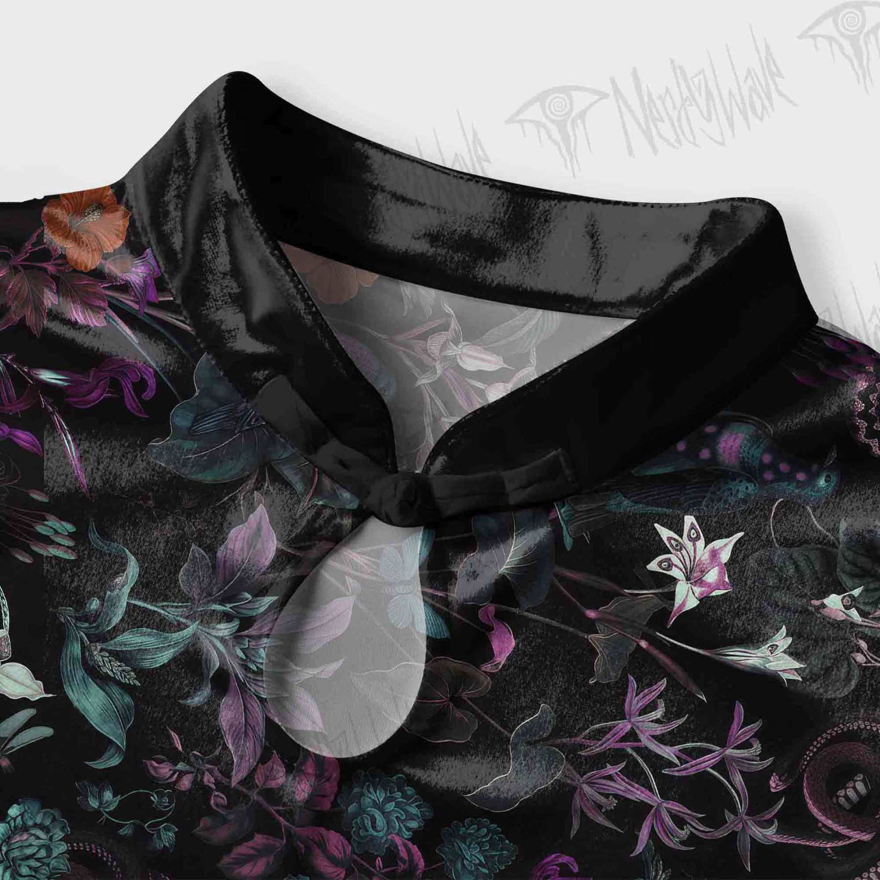Forbidden Flora Velvet Mini Dress