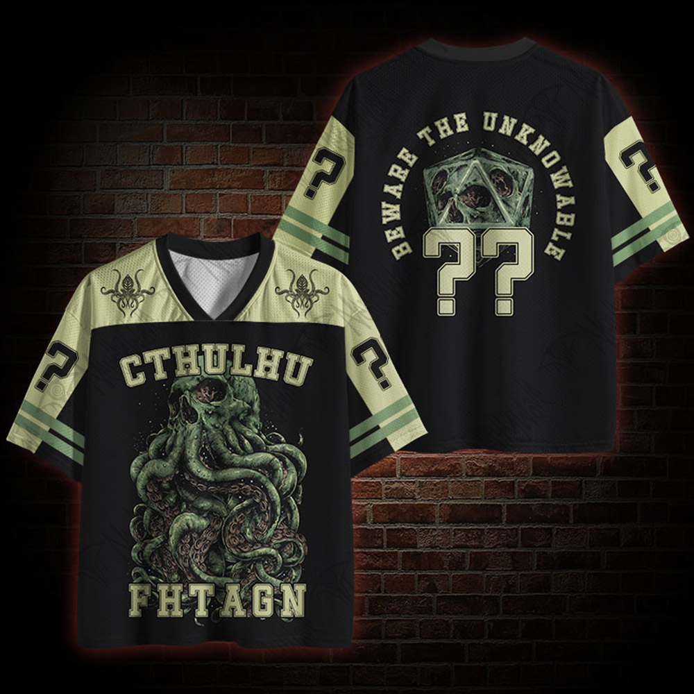 Cthulhu Fhtagn Mesh Jersey