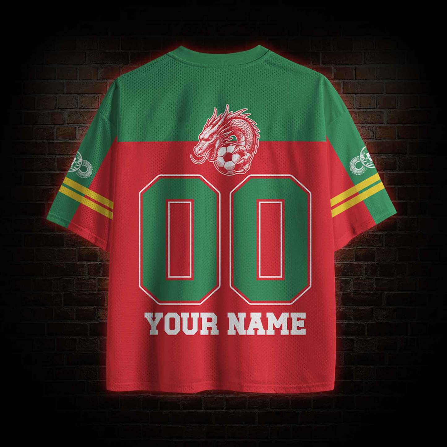 Personalized Portugal Football Mesh Jersey