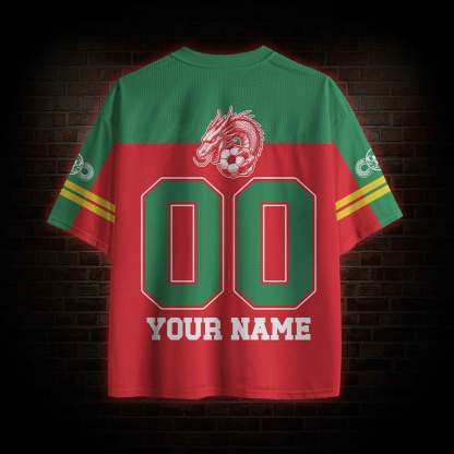 Personalized Portugal Football Mesh Jersey