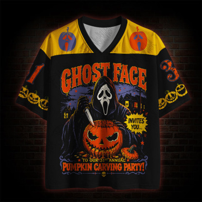 Ghost Face Invites You Mesh Jersey