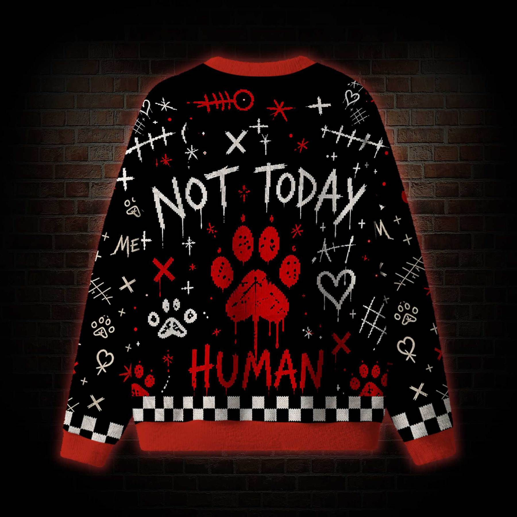Meow Catitude Ugly Sweatshirts