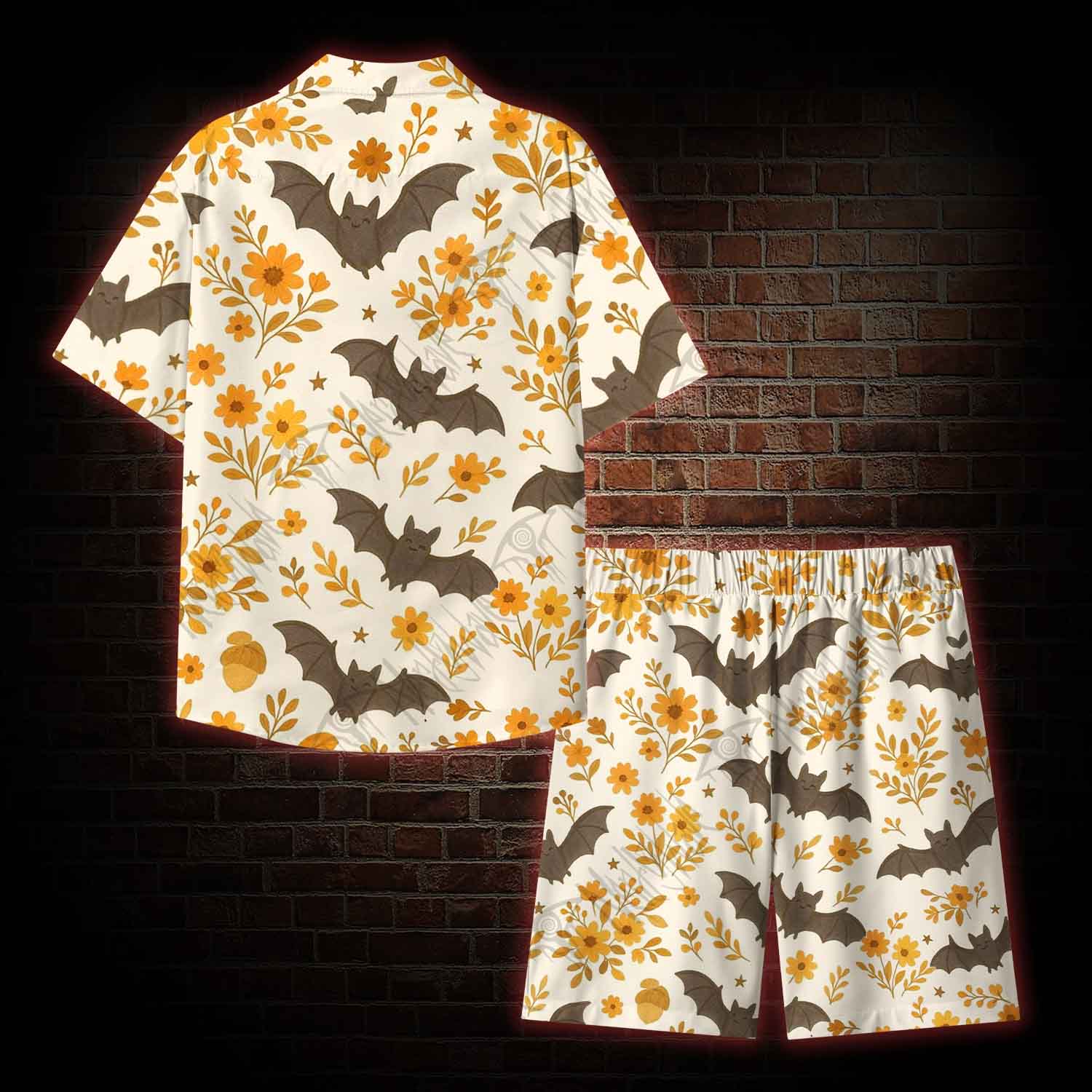 Batty Botanical Lightweight Hawaiian Shirt