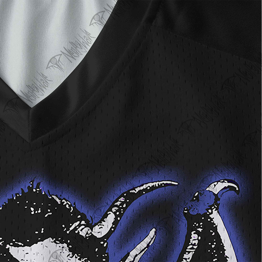 Deal with the Devil V-Neck Long Sleeve Jersey