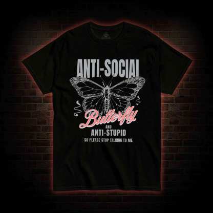Anti-Social Butterfly T-shirt