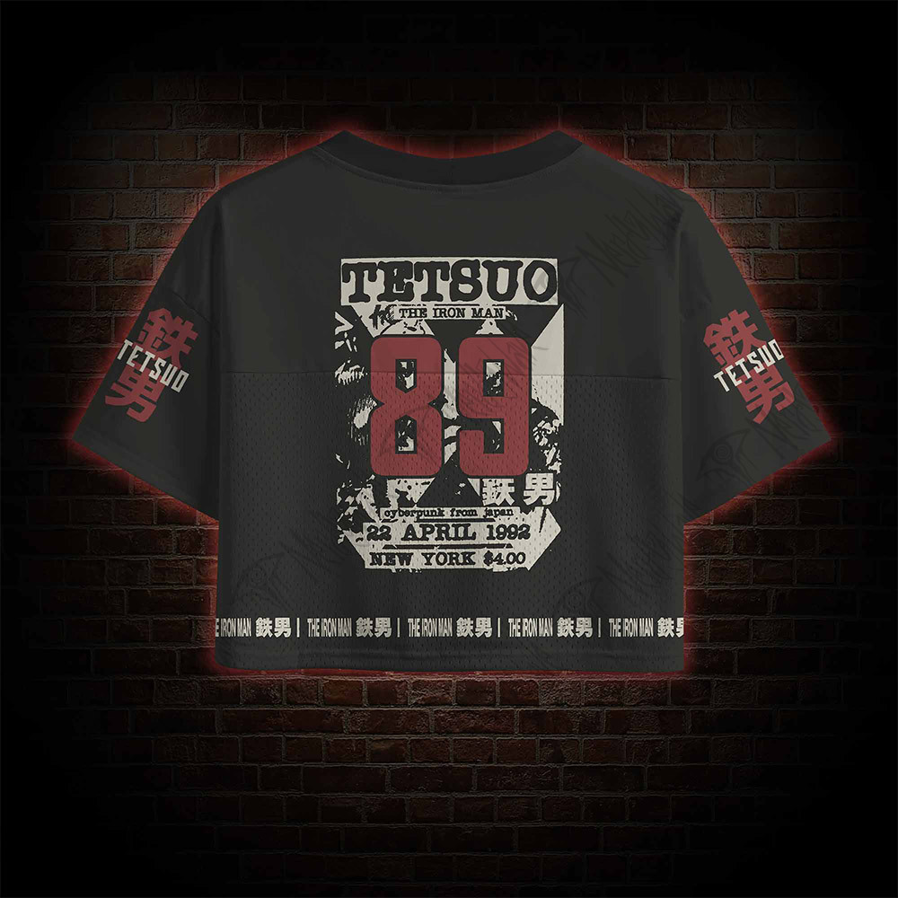 Turn This World to Rust Crop Sports Jersey