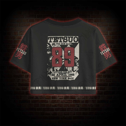 Turn This World to Rust Crop Sports Jersey