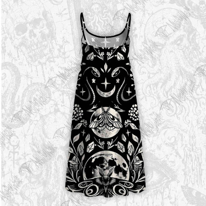 Lunar Devotion Strap Midi Sundress