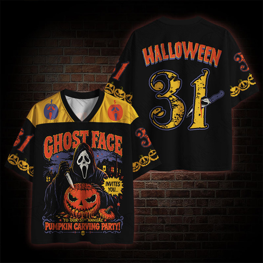 Ghost Face Invites You Mesh Jersey