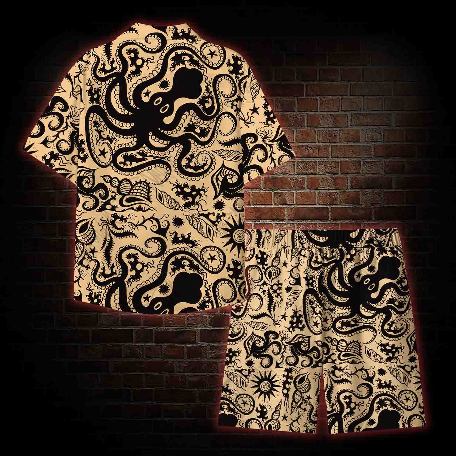 Squid Lightweight Hawaiian Shirt