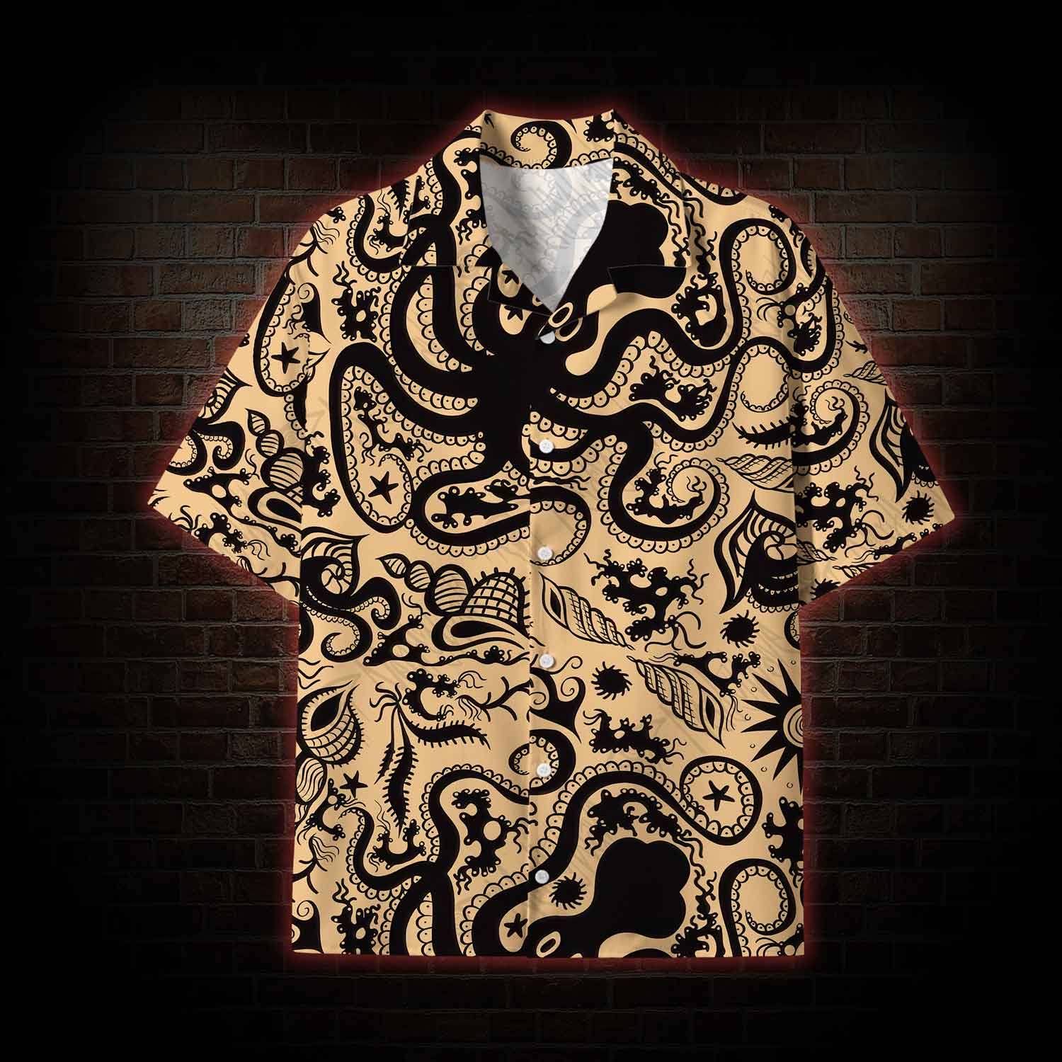 Squid Lightweight Hawaiian Shirt