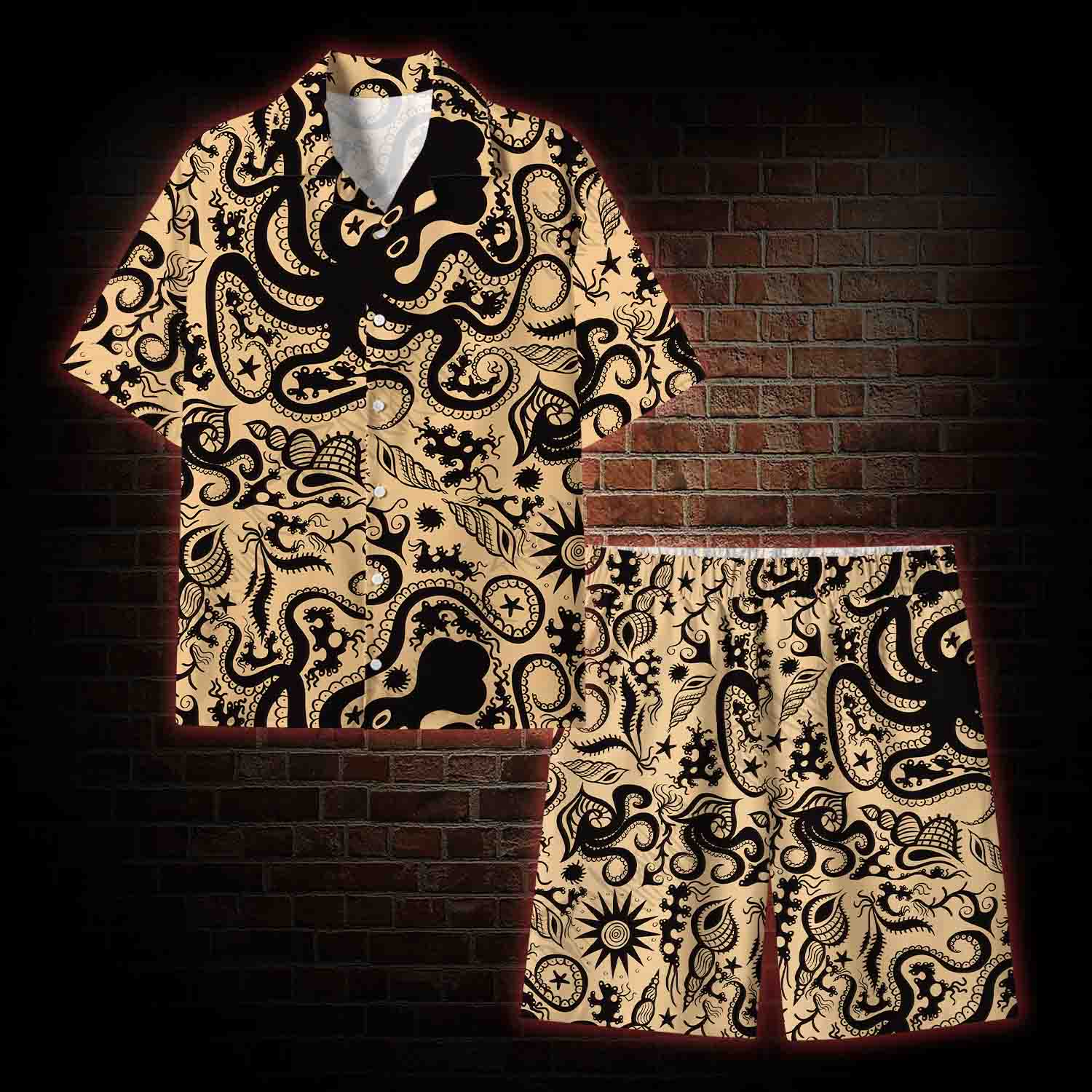 Squid Lightweight Hawaiian Shirt