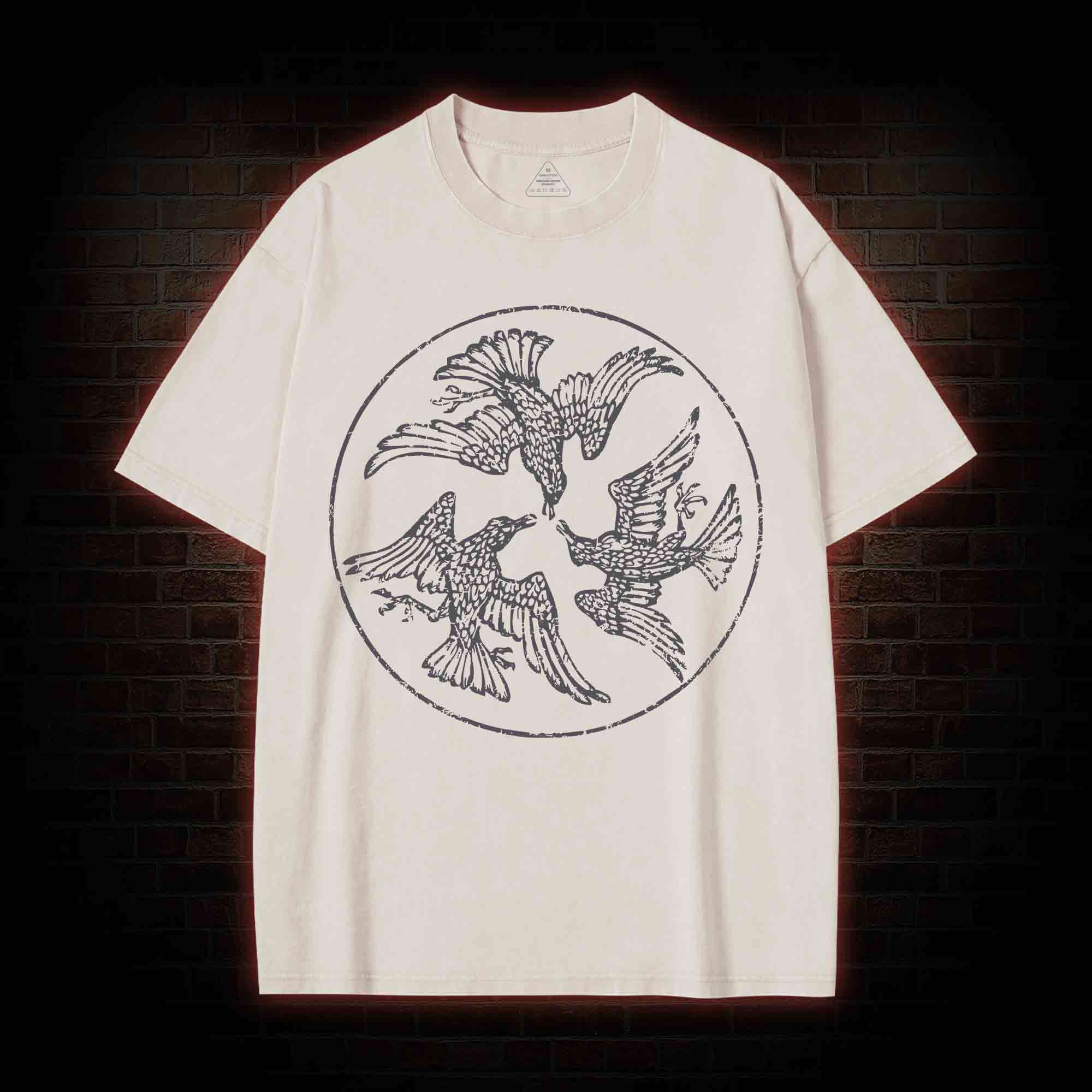 Three Ravens Washed T-shirt