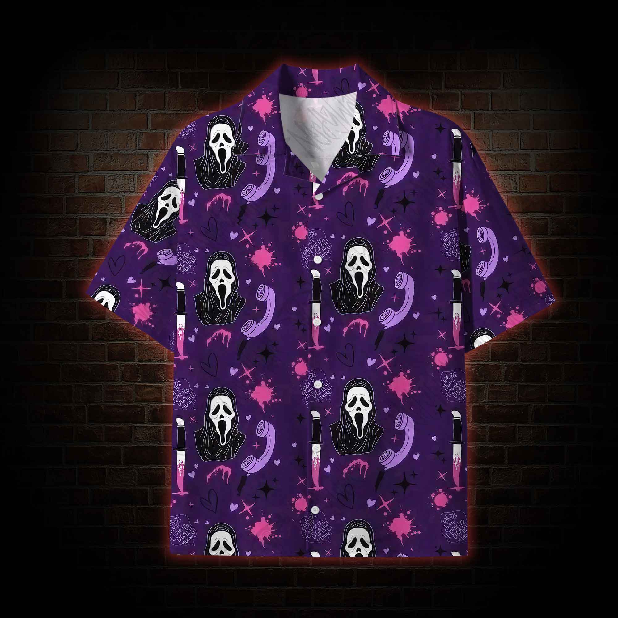 What's Your Favorite Scary Movie Hawaiian Shirt