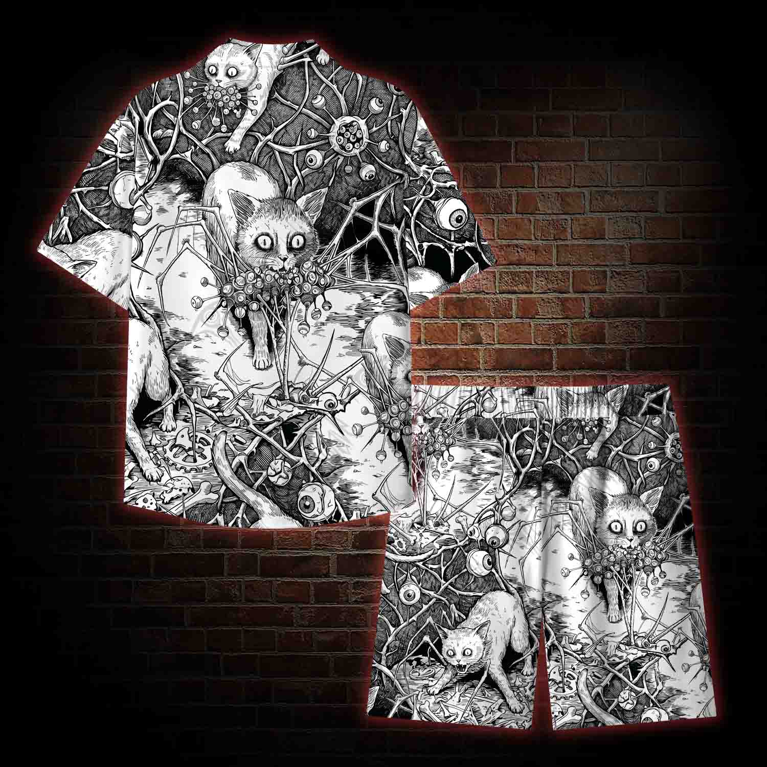  The Cats are Watching Hawaiian Shirt