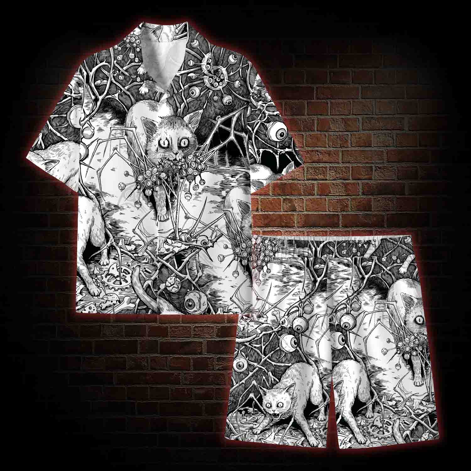  The Cats are Watching Hawaiian Shirt