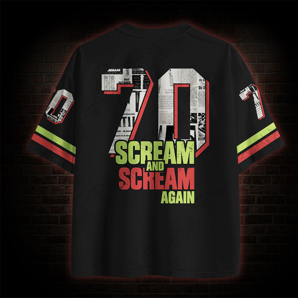 Scream and Scream Again Mesh Jersey