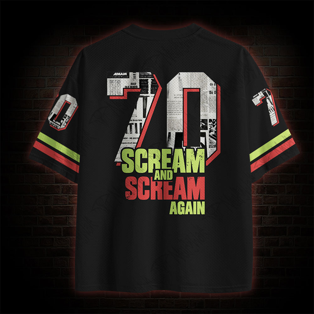 Scream and Scream Again Mesh Jersey