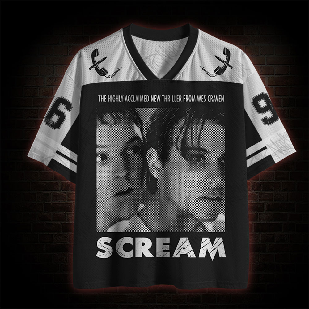 Never Say "I'll be Right Back" Crow Mesh Jersey