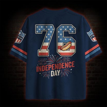America Raccoon Hot Dog Mesh Jersey