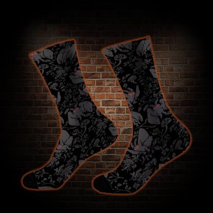 Mothman in the Jungle Socks