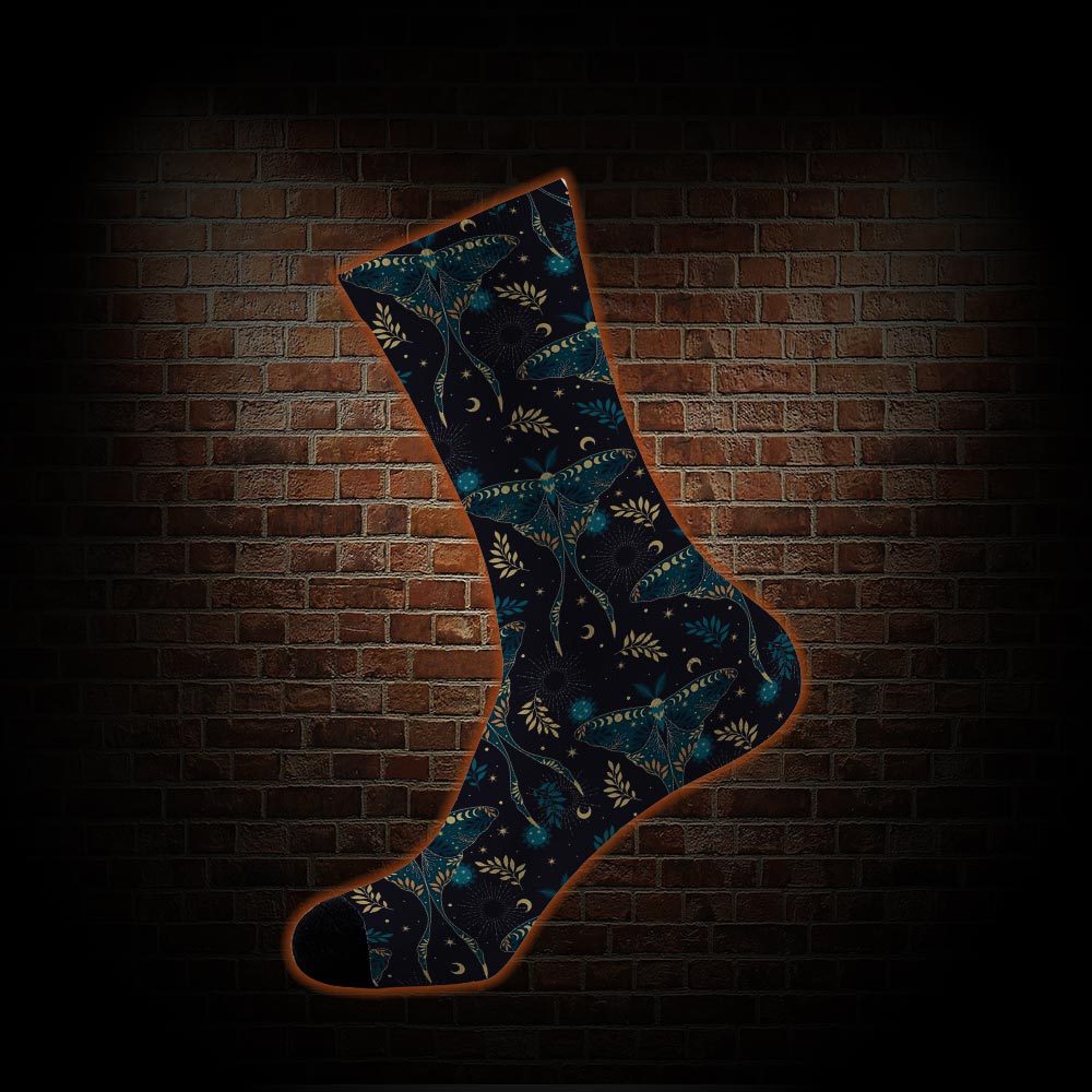 Luna Moths Socks