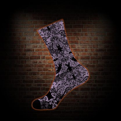 Gothic Bat Socks