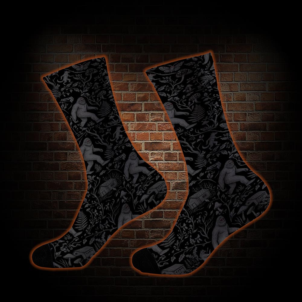 Cryptid Forest Socks