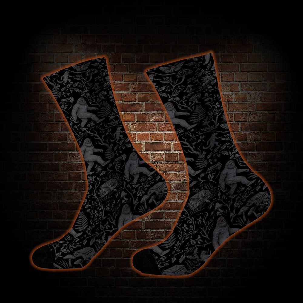 Cryptid Forest Socks