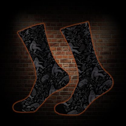 Cryptid Forest Socks