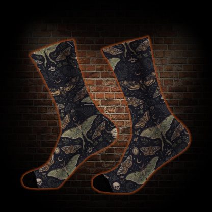 Mystical Moth Socks