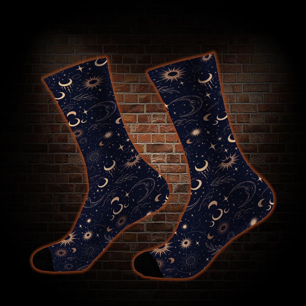 Celestial Aesthetic Socks