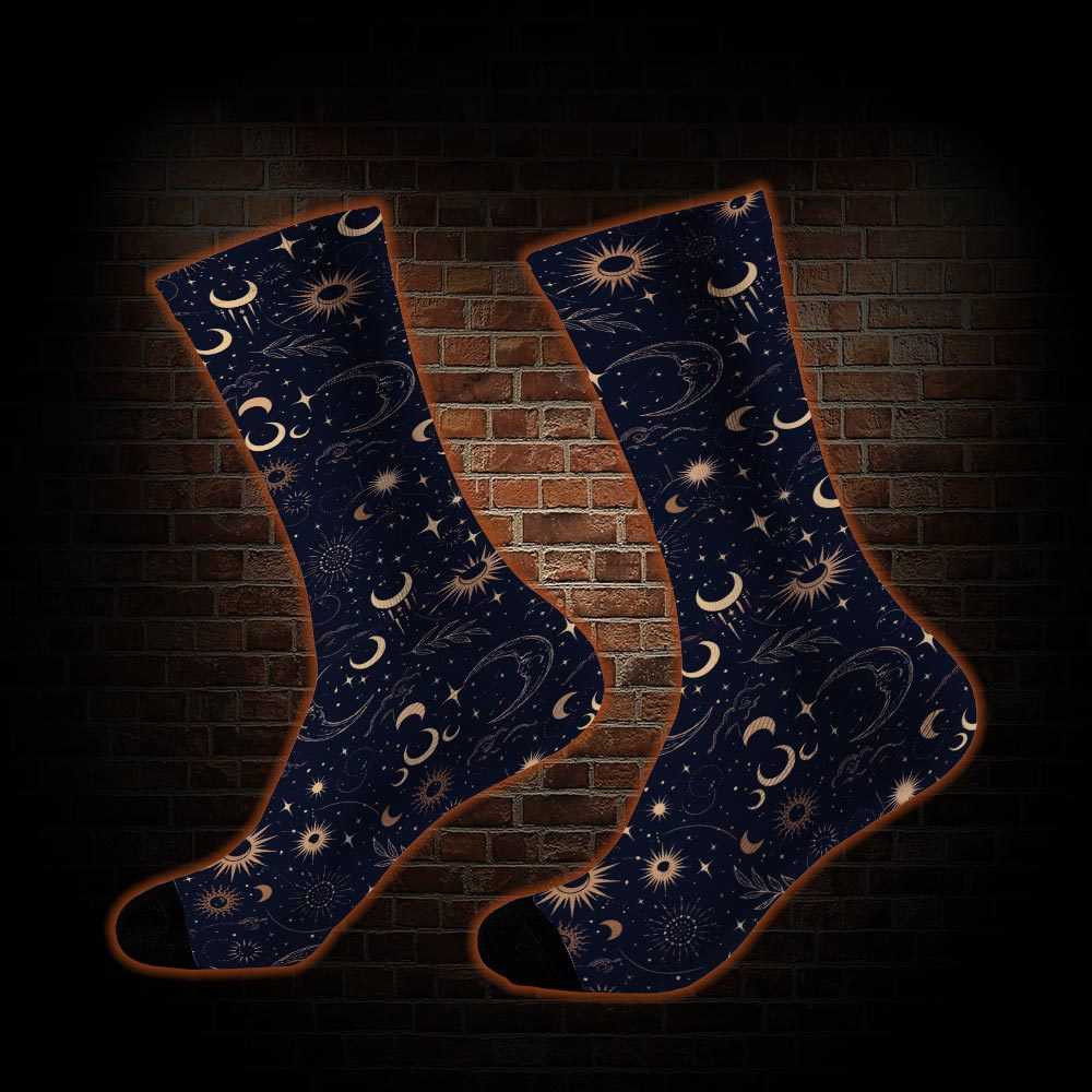 Celestial Aesthetic Socks