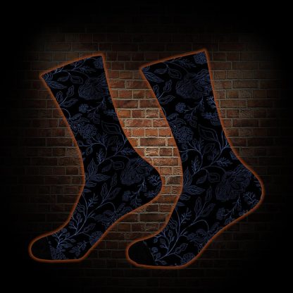 Gothic Botanical Socks