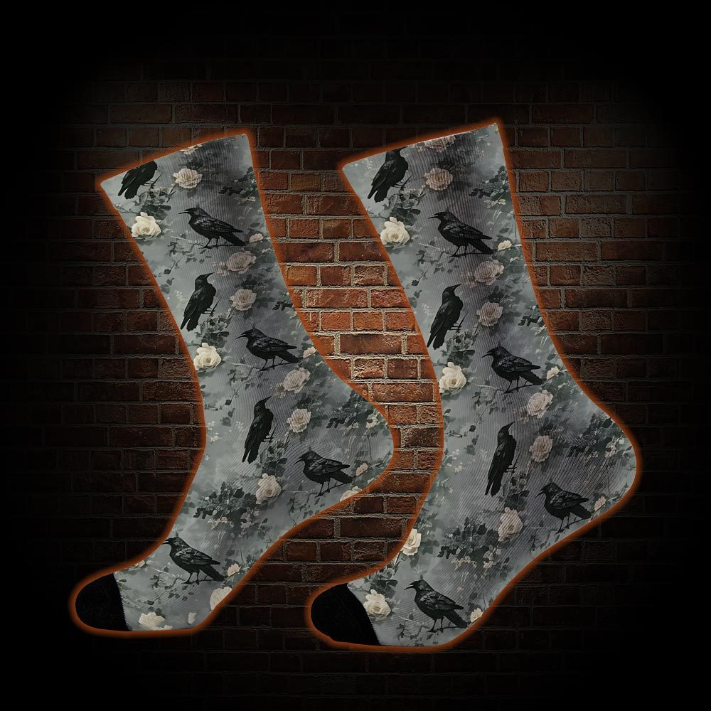 Raven's Requiem Socks